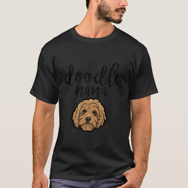 Camiseta Goldendoodle Nana Doodle Mom Goldendoodle (Anverso)