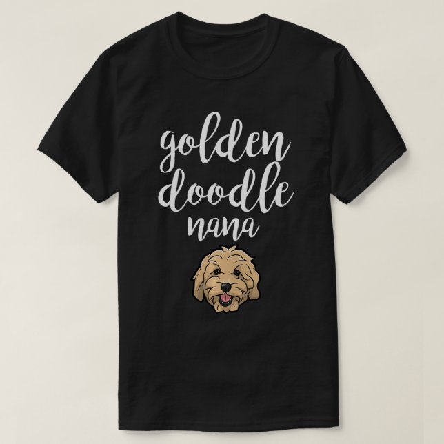 Camiseta Goldendoodle Nana Golden Doodle Grandma (Diseño del anverso)