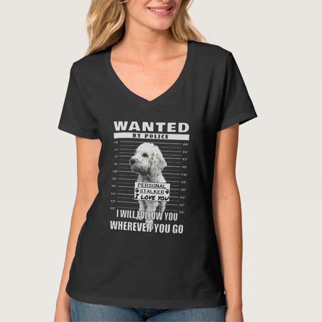 Camiseta Goldendoodle Perro Raza Motif Para Doodle (Anverso)