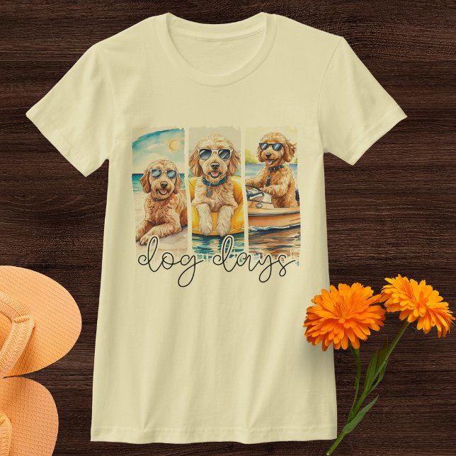 Camiseta Goldendoodles en los días de verano de perros lent (Subido por el creador)