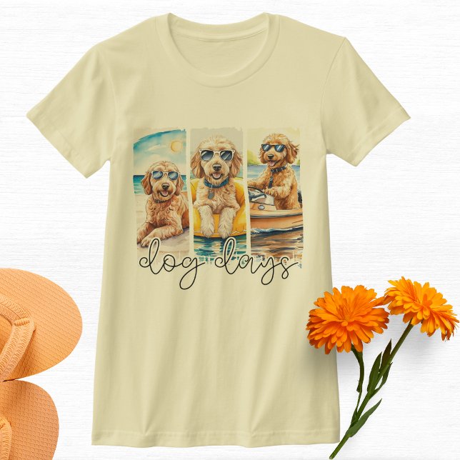 Camiseta Goldendoodles en los días de verano de perros lent (Subido por el creador)