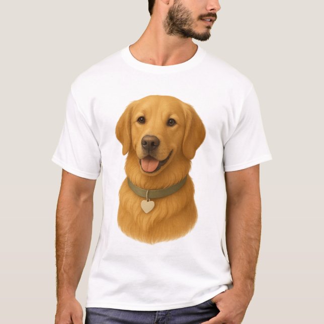 Camiseta GoldenPaws (Anverso)