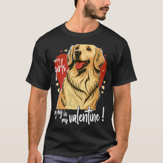 Camiseta Goldenretrieverdog con Corazón Doglove para Valent