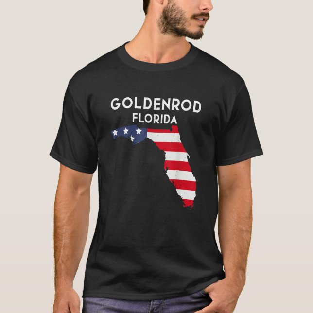 Camiseta Goldenrod Florida USA State America Travel Floridi (Anverso)