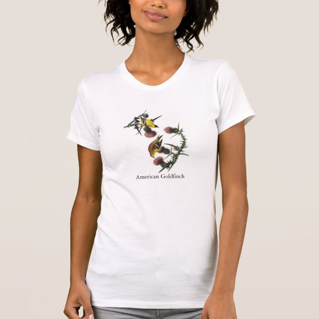 Camiseta Goldfinch del americano de Audubon (Anverso)