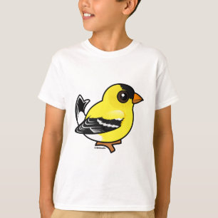 Camiseta Goldfinch del americano de Birdorable