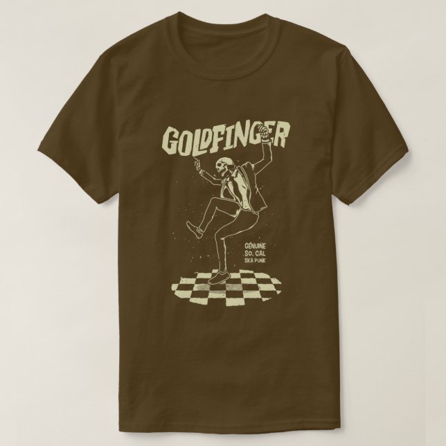 Camiseta Goldfinger Genuine So (Diseño del anverso)