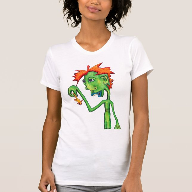 Camiseta Goldfish eléctrico (Anverso)