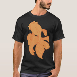 Camiseta Goldfish Fancy Naranja Fantail Veiltail Comet
