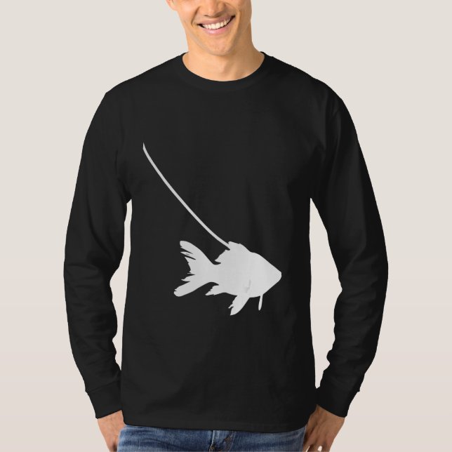 Camiseta Goldfish on a Leash Fish Pet Aquarium Animal Zoo C (Anverso)