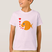 Goldfish sonriente alegre feliz lindo del dibujo