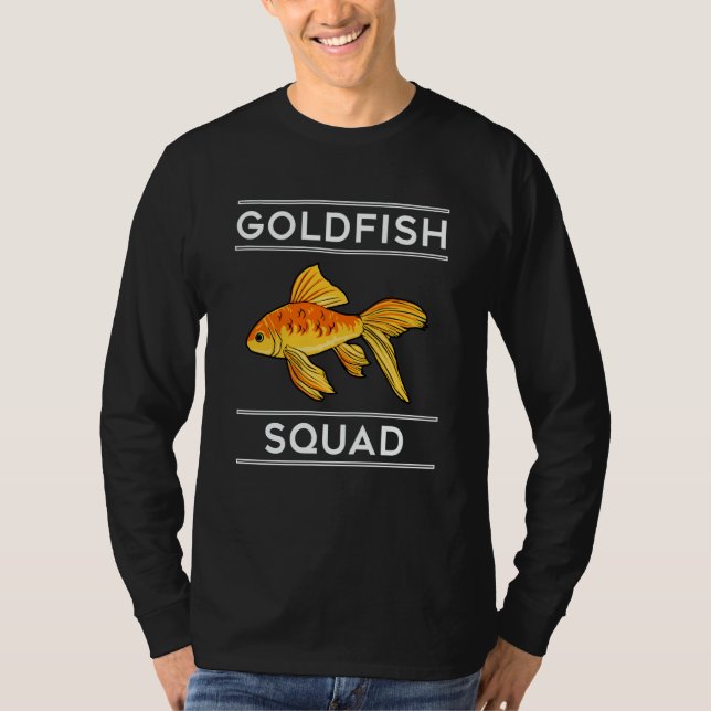 Camiseta Goldfish Squad Ironic Saying Aquaristics Hobby (Anverso)