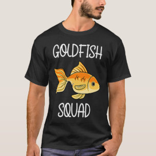 Camiseta Goldfish Squad Peces Lindos Pasatiempos Acuarístic