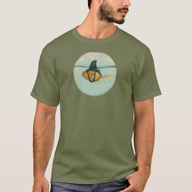 Camiseta Goldfish with a Shark Fin (Anverso)