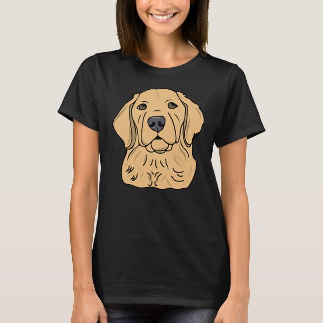 Camiseta Goldie Golden Retriever 521 (Anverso)