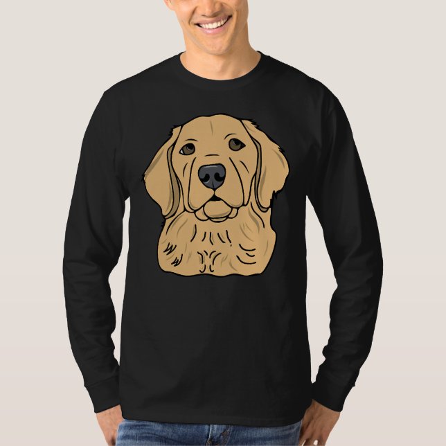 Camiseta Goldie Golden Retriever 521 (Anverso)