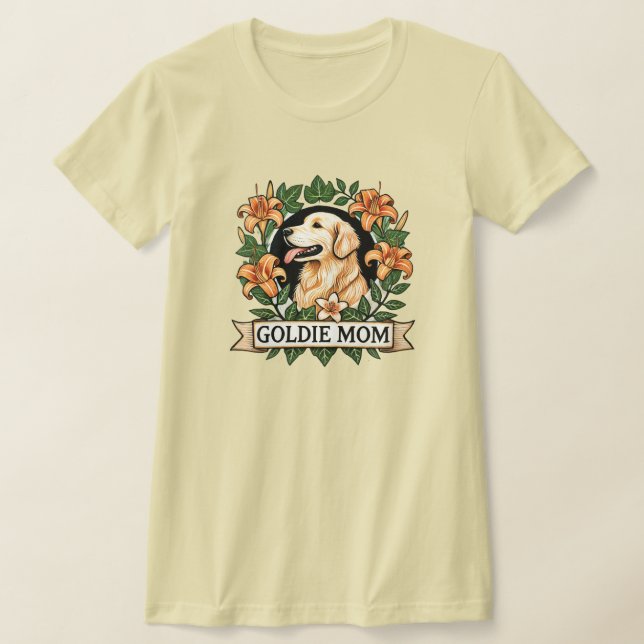 Camiseta Goldie Mom Golden Retriever Dog Moms (Distribución)