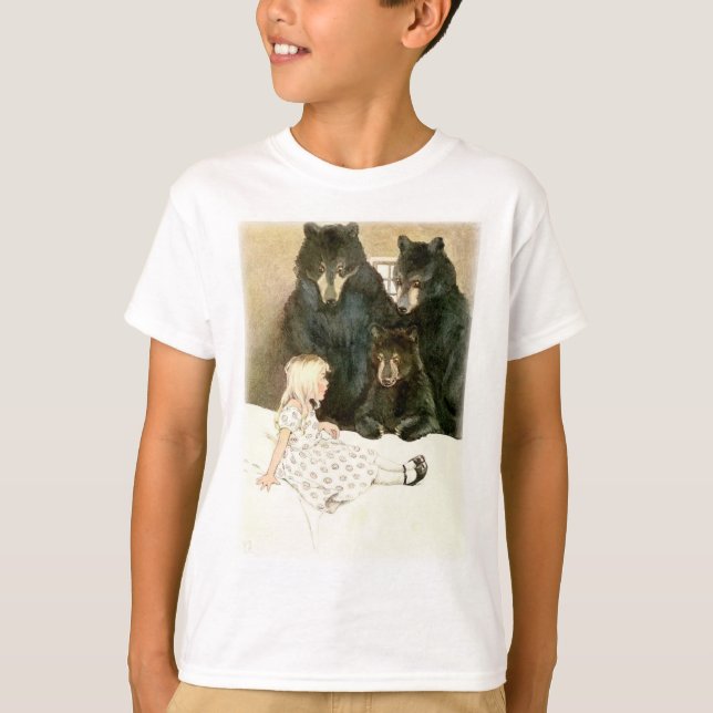 Camiseta GOLDILOCKS fue descubierto por los tres osos (Anverso)