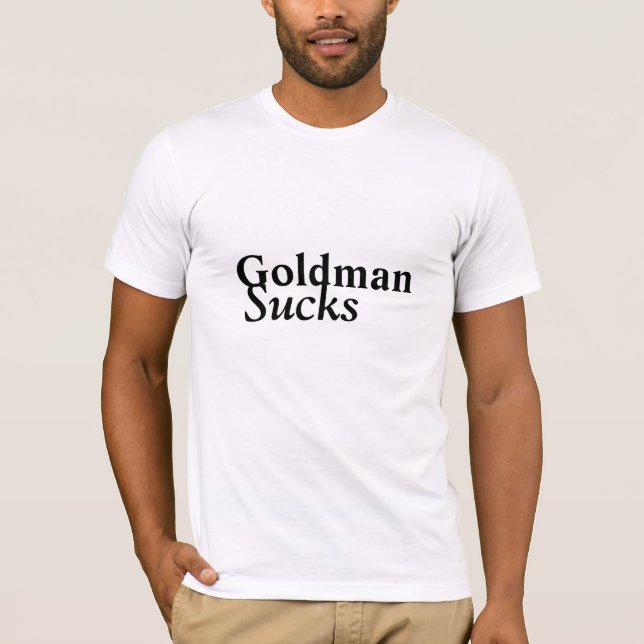 Camiseta Goldman chupa (Anverso)