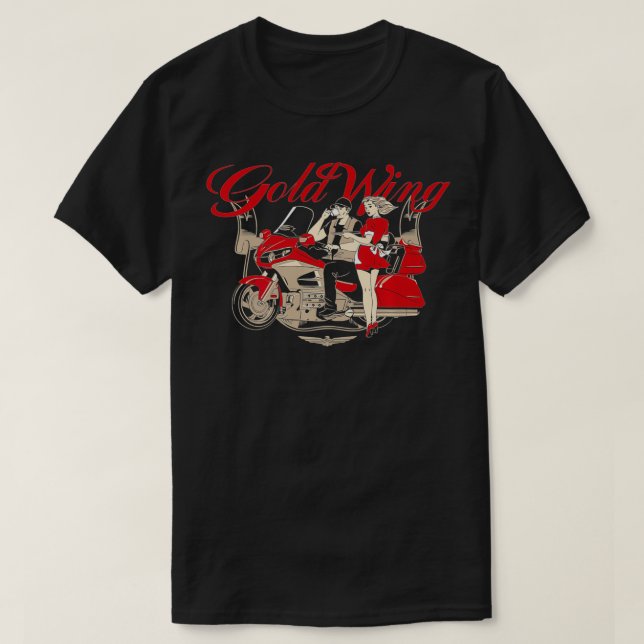 Camiseta Goldwing club Premium  (Diseño del anverso)