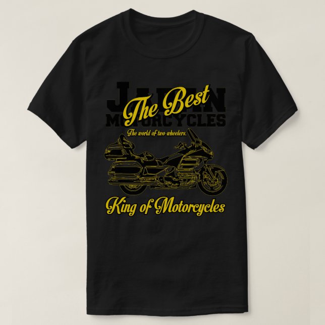 Camiseta GOLDWINGS Rey de las motocicletas (Diseño del anverso)