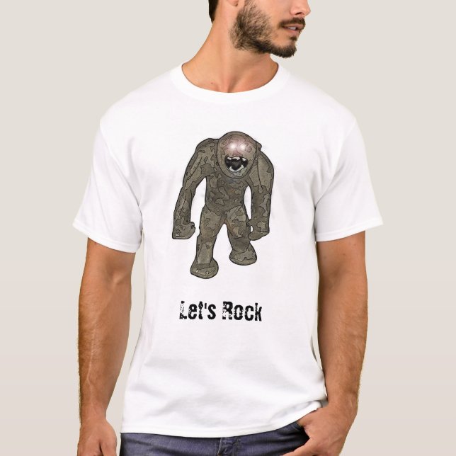 Camiseta Golem de la roca (Anverso)
