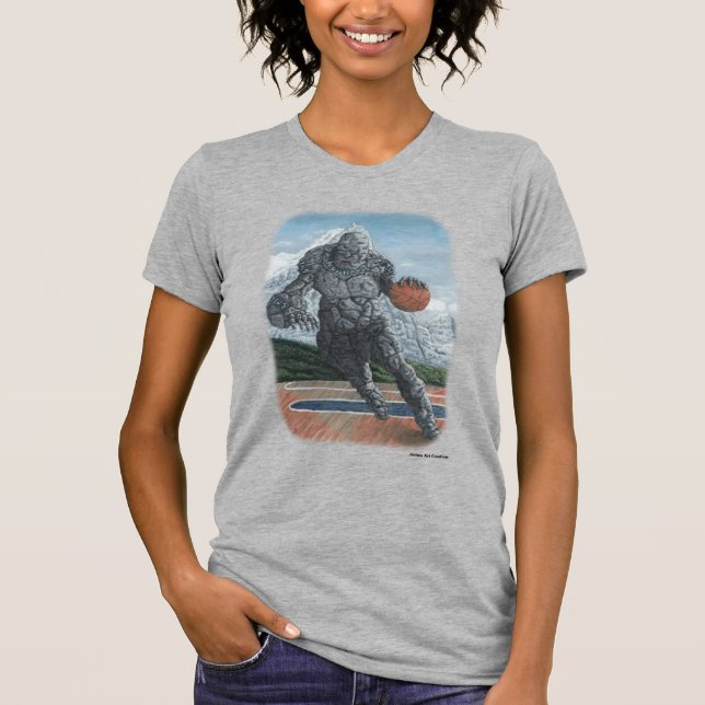 Camiseta Golem Jugando al baloncesto Deporte Fantasía (Anverso)