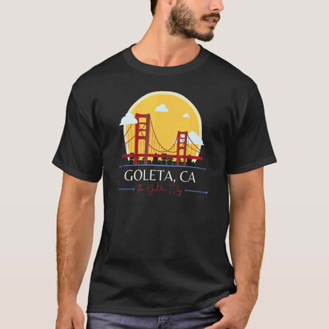 Camiseta Goleta CA Golden Gate Bridge Bad Geography Stupid  (Anverso)
