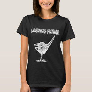 Camiseta Golf 18º cumpleaños mujeres cargando futuro