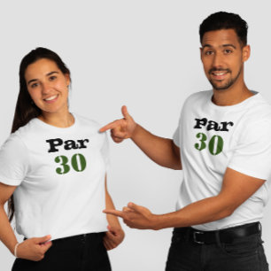 Camiseta Golf 30 cumpleaños Par tee treinta fiestas