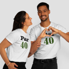 Camiseta Golf 40 cumpleaños cuarenta para Fiesta Golfer