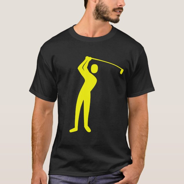 Camiseta Golf - Amarillo (Anverso)