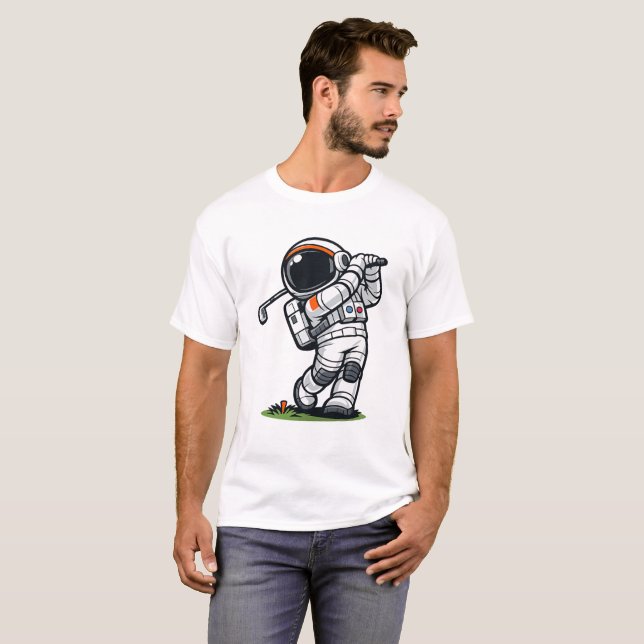 Camiseta Golf Astronauta (Anverso completo)