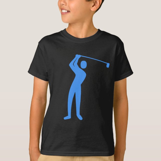 Camiseta Golf: Baby Blue (Anverso)