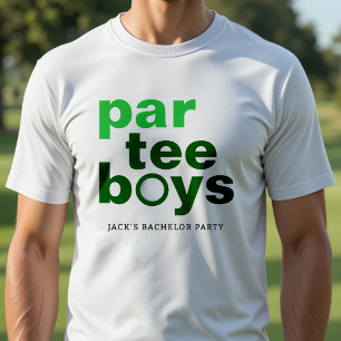 Camiseta Golf Bacheller Party Par Tee Boys White