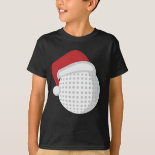 Camiseta Golf Ball Santa Claus Gorra - Navidades Holiday Go