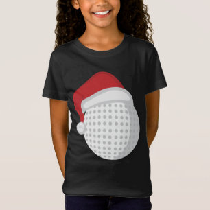 Camiseta Golf Ball Santa Claus Gorra - Navidades Holiday Go