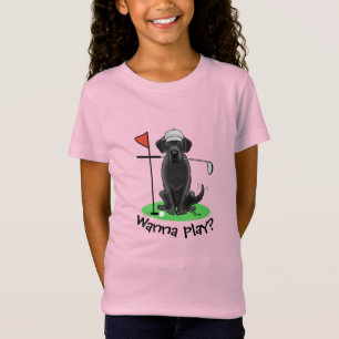 Camiseta Golf Black Labrador Recuperever Dog - Cute