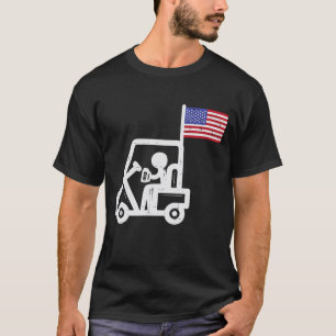 Camiseta Golf Cart Flag Beer Funny Golfing Bebe Golfer