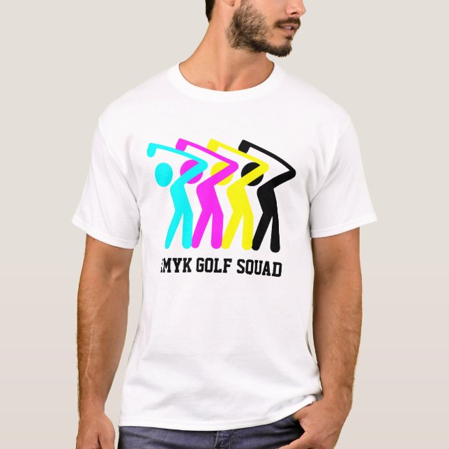 Camiseta GOLF CMYK personalizado (Anverso)