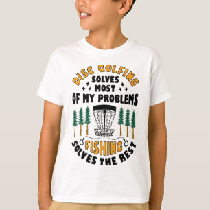 Camiseta Golf con Disco Resuelve La Mayoría De Mis Problema