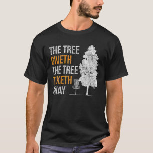 Camiseta Golf De Disco El Árbol Le Da Al Árbol Gol De Disco