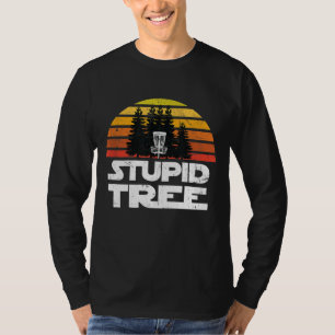 Camiseta Golf de disco para hombres Stupid Tree Frisbee Gol