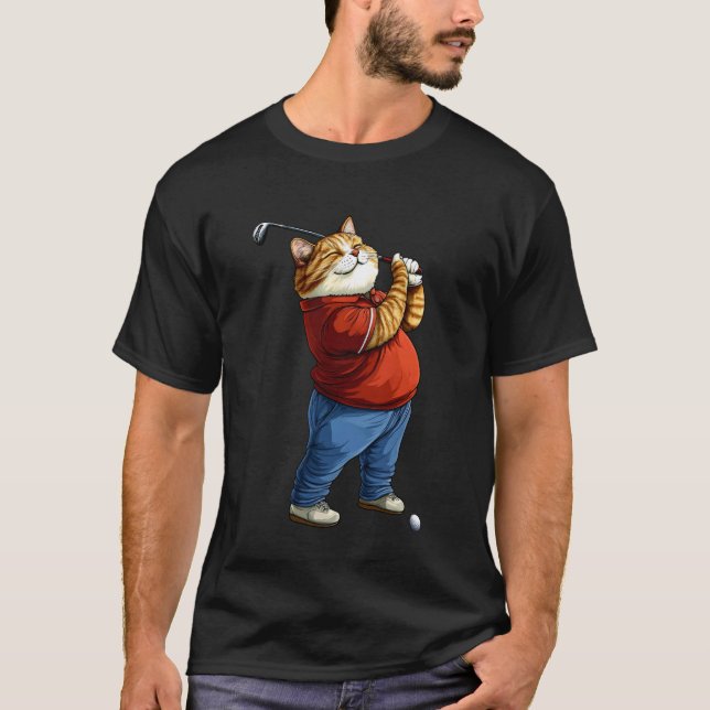 Camiseta Golf de Gatos (Anverso)