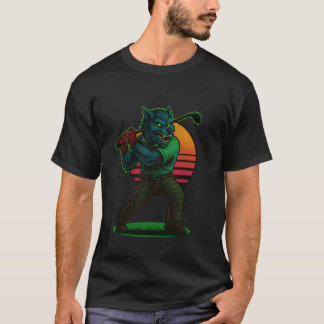 Camiseta Golf de hombre lobo de Halloween