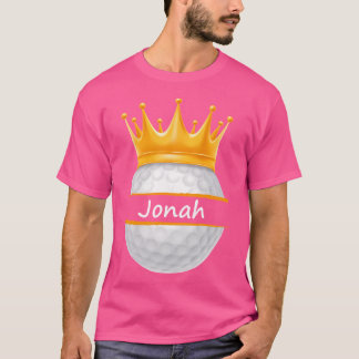 Camiseta Golf de Novedad Nombre Personalizado Jonah Deporte