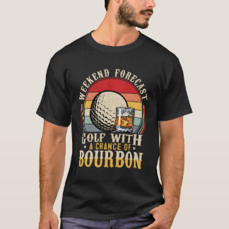Camiseta Golf De Previsión De Fin De Semana Con Una Posibil
