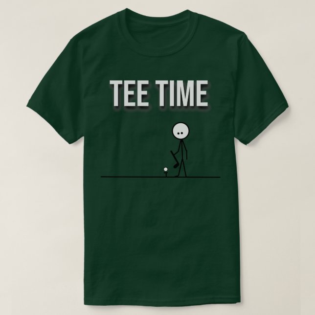 Camiseta golf de tiempo (Diseño del anverso)