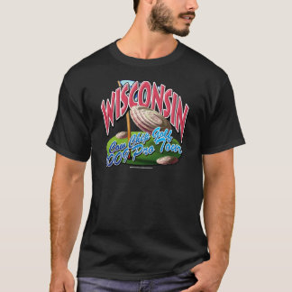 Camiseta Golf del microprocesador de vaca de Wisconsin