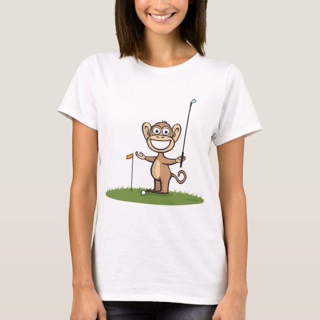 Camiseta Golf del mono (Anverso)
